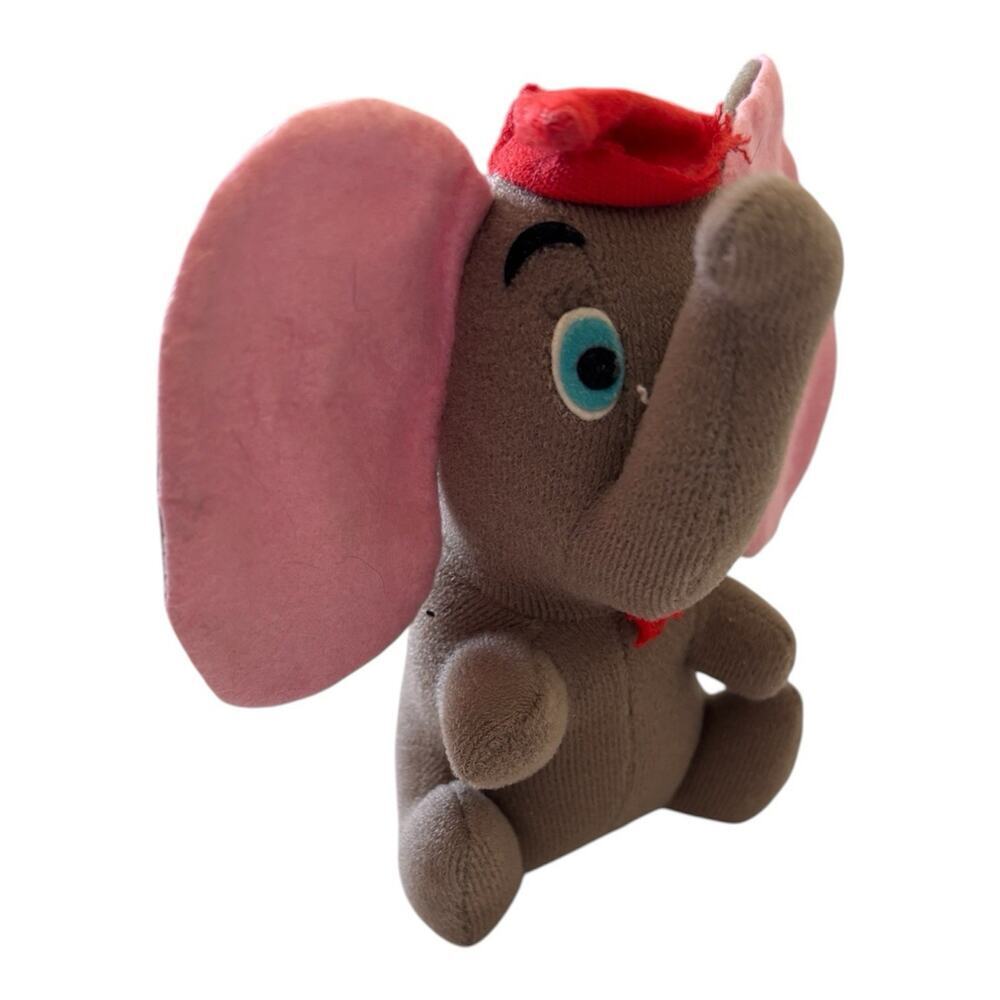 Walt Disney Productions Dumbo Plush Stuffed Animal Vintage Dumbo - Picture 2 of 10